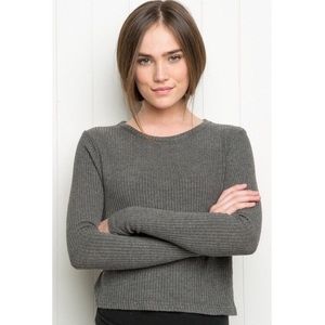 Brandy Melville Grey long sleeve